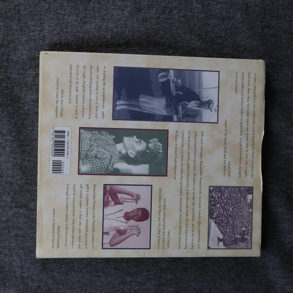Vintage Remarkable Women 20th Century Golden Findlen White HC 1998 UK Biography